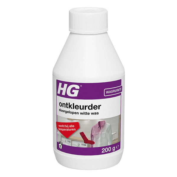 HG Ontkleurder Voor Doorgelopen Witte Was (200 gram)  SHG00220 - 1