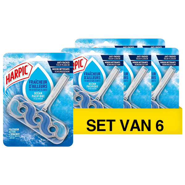 Harpic Aanbieding: Harpic Toiletblok Marine (6 stuks - 35 gram)  SHA01019 - 1