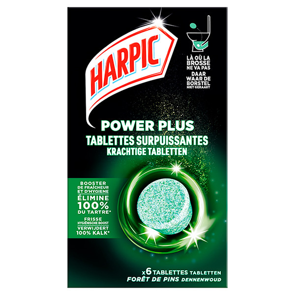 Harpic Power Plus Pine Toads Toilet Tabletten (6 Tabletten)  SHA01012 - 1