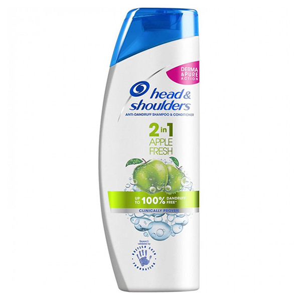 Head-Shoulders Head & Shoulders Shampoo - Apple Fresh 2 in 1 (400 ml)  SHE00134 - 1