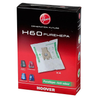 Hoover H60 - 35600392 stofzuigerzakken 4 zakken (origineel)  SHO01010