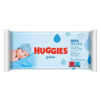Huggies billendoekjes | Pure | 99% water | 1x 56 stuks (56 doekjes)  SHU00011