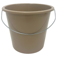 Huishoudemmer Beige 5 L (123schoon huismerk)  SDR06448