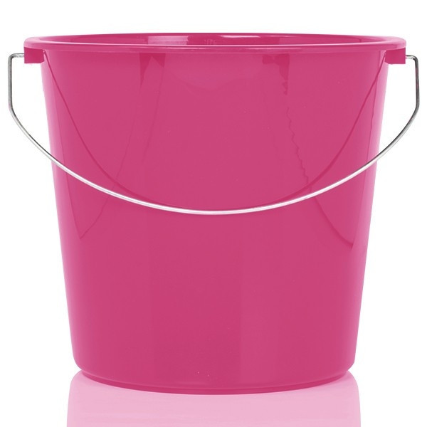 Huishoudemmer Roze 10 L (123schoon huismerk)  SDR00011 - 1