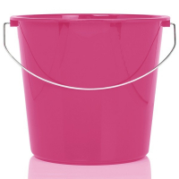 Huishoudemmer Roze 10 L (123schoon huismerk)  SDR00011