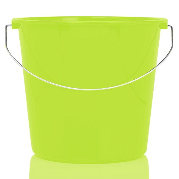 Huishoudemmer lichtgroen 10 liter (123schoon huismerk)  SDR00126 - 1