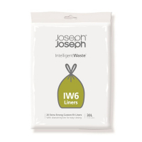 Joseph Joseph Vuilniszakken met trekband 30 liter | 20 stuks | Grijs | Joseph Joseph Intelligent Waste  SJO00015