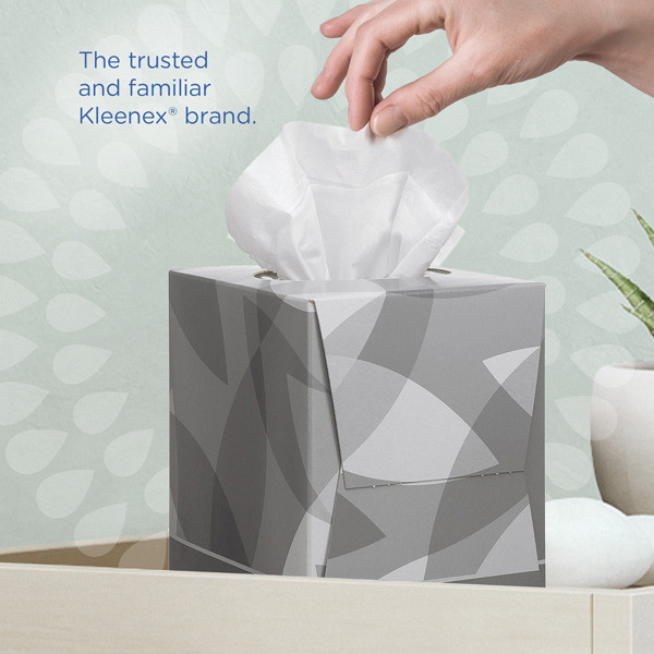 Kleenex Kubus 2-laags Gezichtsdoekjes 8834 - Wit (88 vellen)  SKL00041 - 5