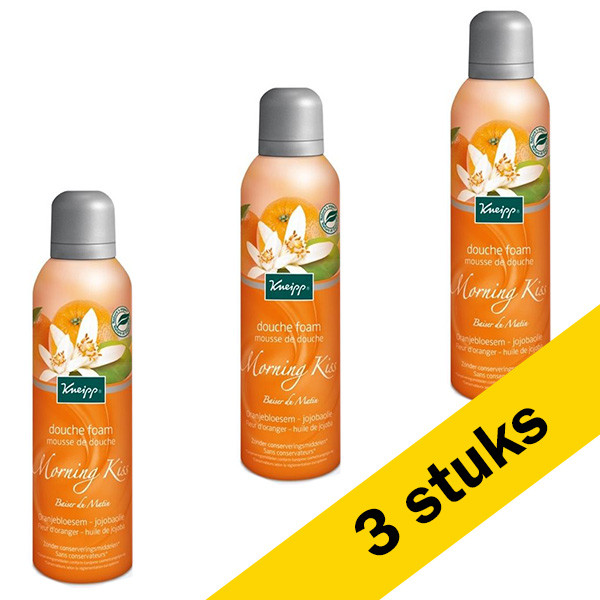 Kneipp Aanbieding: 3x Kneipp doucheschuim Morning Kiss (200 ml)  SKN00071 - 1