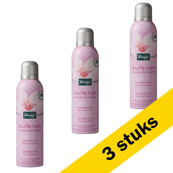 Kneipp Aanbieding: 3x Kneipp doucheschuim amandelbloesem (200 ml)  SKN00067 - 1