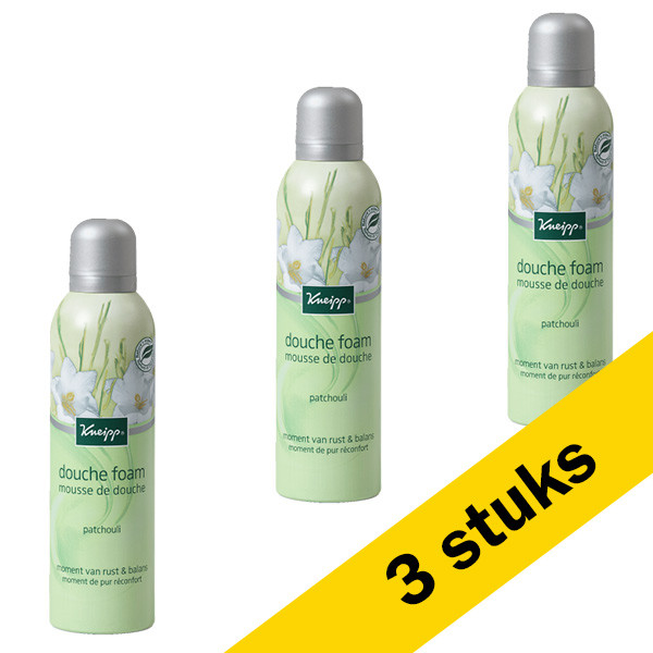 Kneipp Aanbieding: 3x Kneipp doucheschuim patchouli (200 ml)  SKN00069 - 1