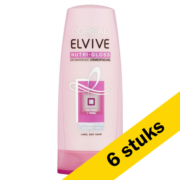 LOreal Aanbieding: 6x L'Oreal Elvive nutri gloss cremespoeling (200 ml)  SLO00215 - 1