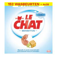 Le Chat Aanbieding: Le Chat Waspoeder Sensitive 2.28 kg (4 dozen - 152 wasbeurten)  SSC01102