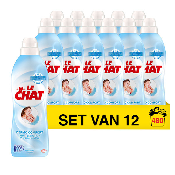 Le Chat Aanbieding: Le Chat Wasverzachter Dermo Comfort 880 ml (12 flessen - 480 wasbeurten)  SSC01086 - 1
