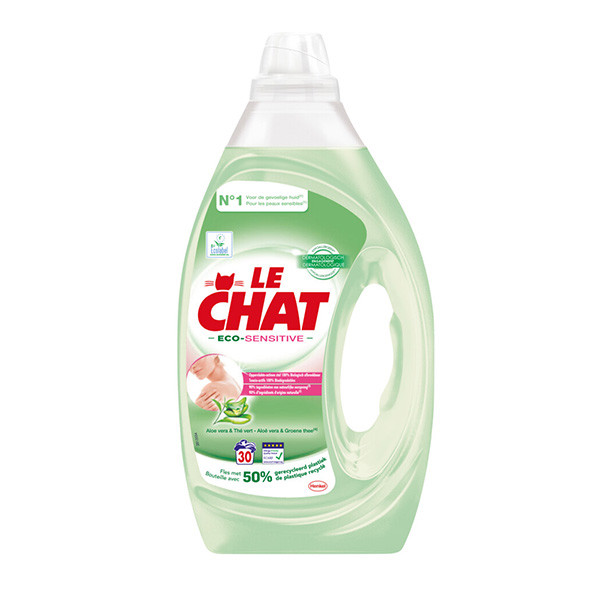 Le Chat Vloeibaar Wasmiddel Eco-Sensitive Gel 1600 ml (30 wasbeurten)  SSC01093 - 1