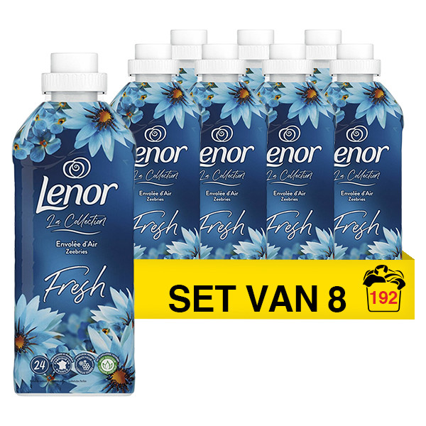Lenor Aanbieding: Lenor wasverzachter Zeebries 504 ml (8 flessen - 192 wasbeurten)  SLE00419 - 1