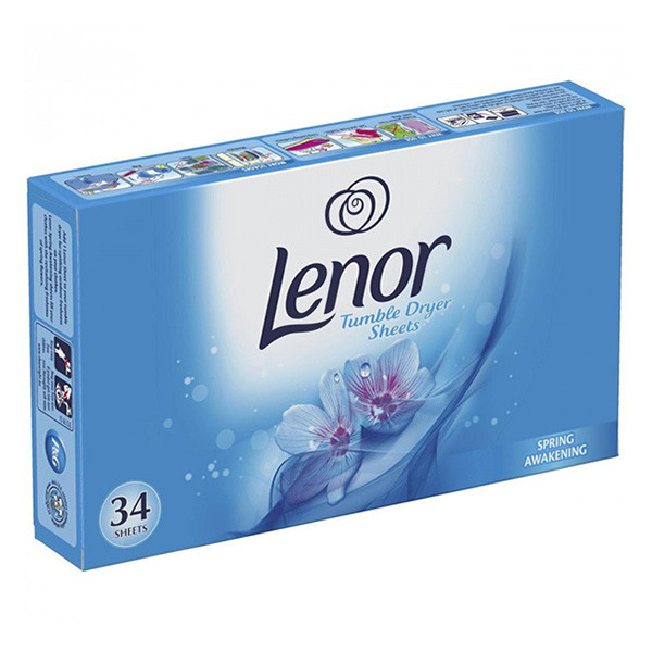 Lenor Droogtrommeldoekjes Aprilfris (34 doekjes)  SLE00247 - 1