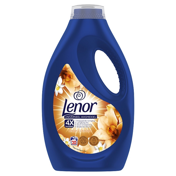 Lenor Gouden Orchidee Vloeibaar Wasmiddel 900 ml (20 wasbeurten)  SLE00474 - 1