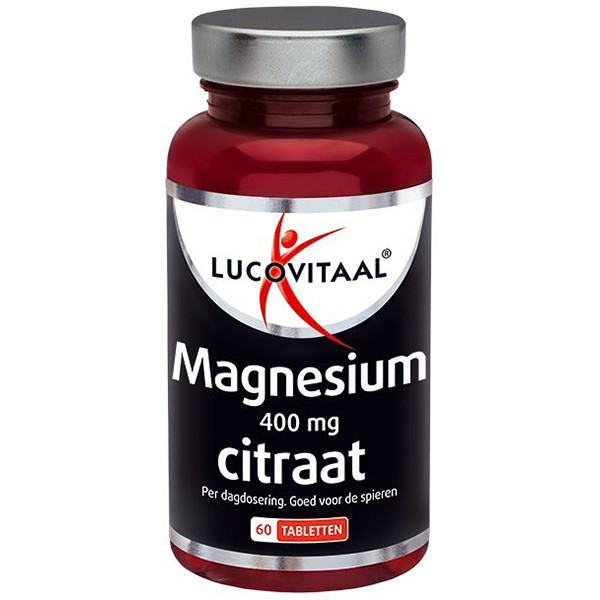 Lucovitaal Magnesium Citraat 400mg  (60 tabletten)  SLU00010 - 1