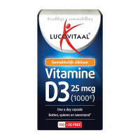 Lucovitaal Vitamine D3 25mcg (1000IU) (120 capsules)  SLU00022