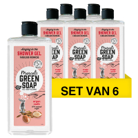 Marcel's Green Soap Aanbieding: Marcel's Green Soap Shower gel Argan en Oudh (6 flessen - 1800 ml)  SMA00238