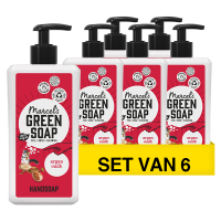 Marcel's Green Soap Aanbieding: Marcel's Green Soap handzeep Argan en Oudh (6 flessen - 3000 ml)  SMA00118