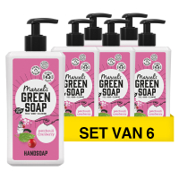 Marcel's Green Soap Aanbieding: Marcel's Green Soap handzeep Patchouli en Cranberry (6 flessen - 3000 ml)  SMA00115