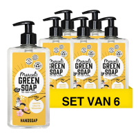 Marcel's Green Soap Aanbieding: Marcel's Green Soap handzeep Vanille en Kersenbloesem (6 flessen - 3000 ml)  SMA00284