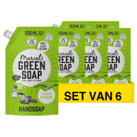 Marcel's Green Soap Aanbieding: Marcel's Green Soap handzeep navulling Tonka en Muguet (6 pakken - 3000 ml)  SMA00121