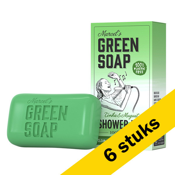 Marcel's Green Soap Aanbieding: Marcel's Green Soap shower bar Tonka en Muguet (6 zeepblokken - 900 gram)  SMA00139 - 1