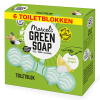 Marcel's Green Soap Aanbieding: Marcel's Green Soap toiletblok Citroen en Gember (8 toiletblokken - 35 gram)  SMA00264