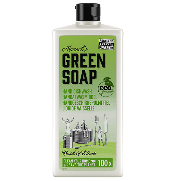 Marcel's Green Soap Afwasmiddel Basilicum & Vetiver (500 ml)  SMA00009 - 1