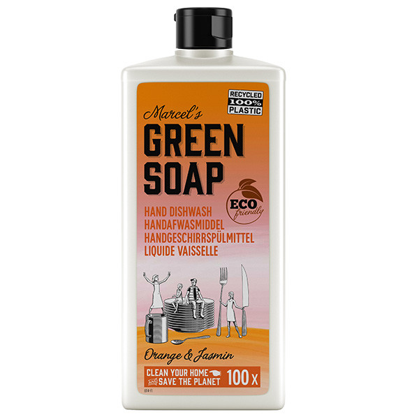 Marcel's Green Soap Afwasmiddel Sinaasappel & Jasmijn (500 ml)  SMA00012 - 1