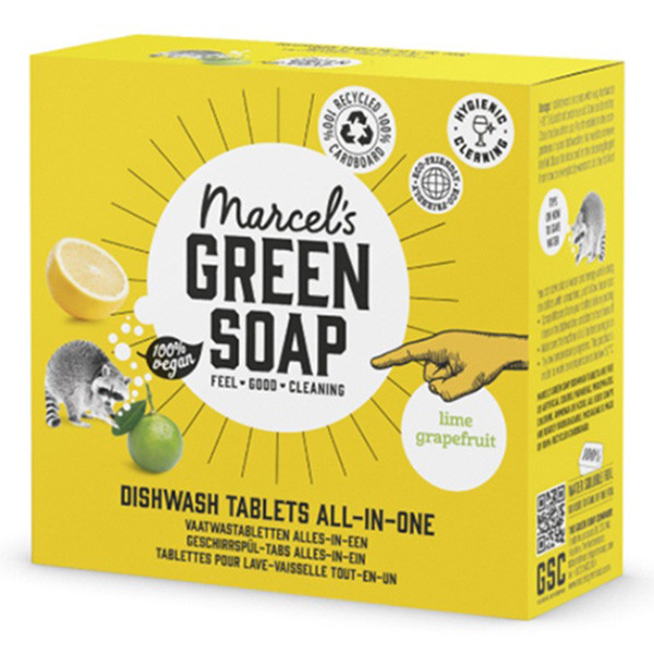 Marcel's Green Soap All-In-One Vaatwastabletten (25 tabletten)  SMA00138 - 1