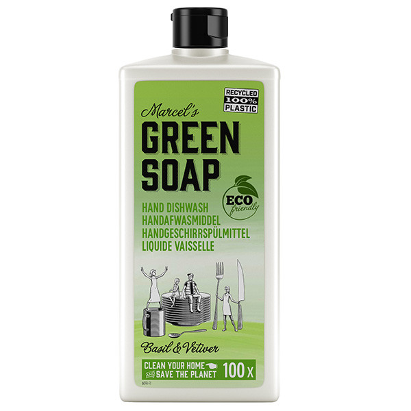 Marcel's Green Soap afwasmiddel Basilicum en Vetiver (500 ml)  SMA00009 - 1