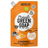Marcel's Green Soap afwasmiddel Sinaasappel en Jasmijn navulling (500 ml)  SMA00259