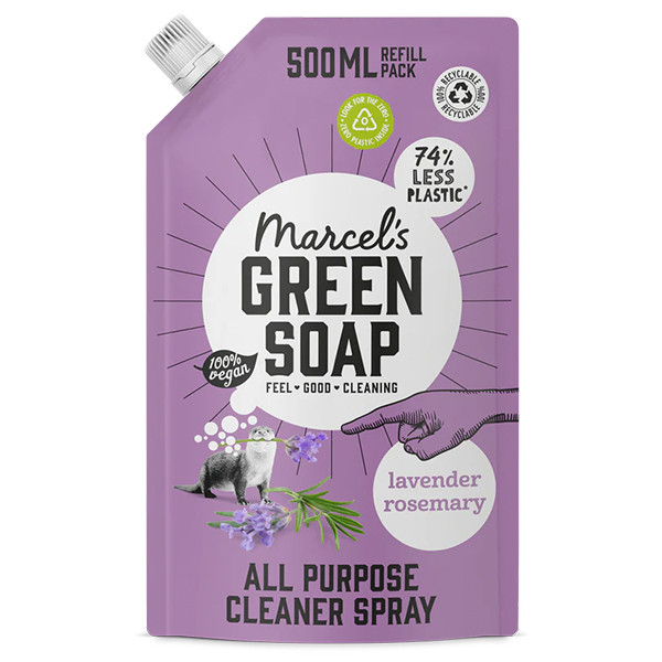 Marcel's Green Soap allesreiniger Lavendel en Rosemarijn navulling (500 ml)  SMA00249 - 1