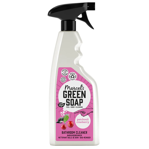 Marcel's Green Soap badkamerreiniger Patchouli en Cranberry (500 ml)  SMA00245 - 1