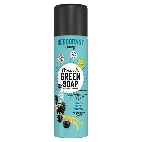 Marcel's Green Soap deodorant spray Mimosa en Zwarte bes (150 ml)  SMA00311 - 1