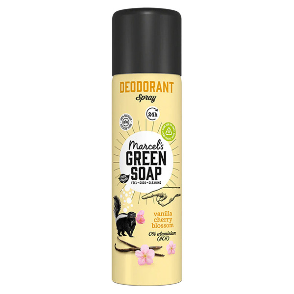 Marcel's Green Soap deodorant spray Vanille en Kersenbloesem (150 ml)  SMA00313 - 1