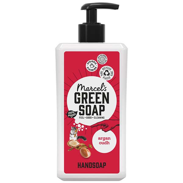 Marcel's Green Soap handzeep Argan en Oudh (500 ml)  SMA00035 - 1