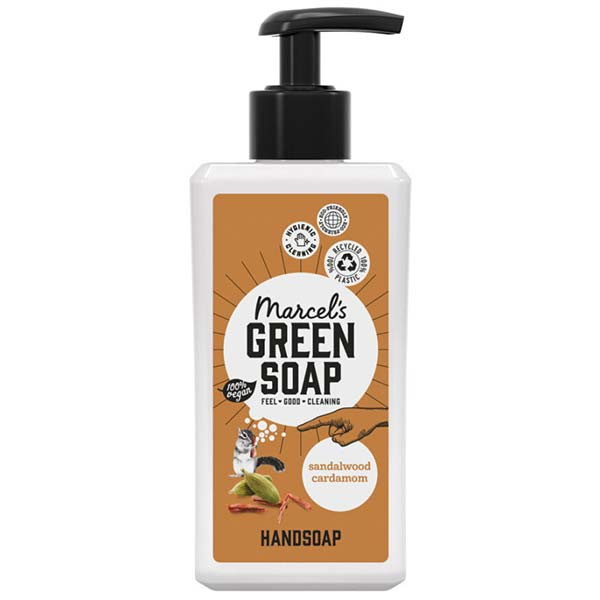 Marcel's Green Soap handzeep Sandelhout en Kardemom (250 ml)  SMA00017 - 1