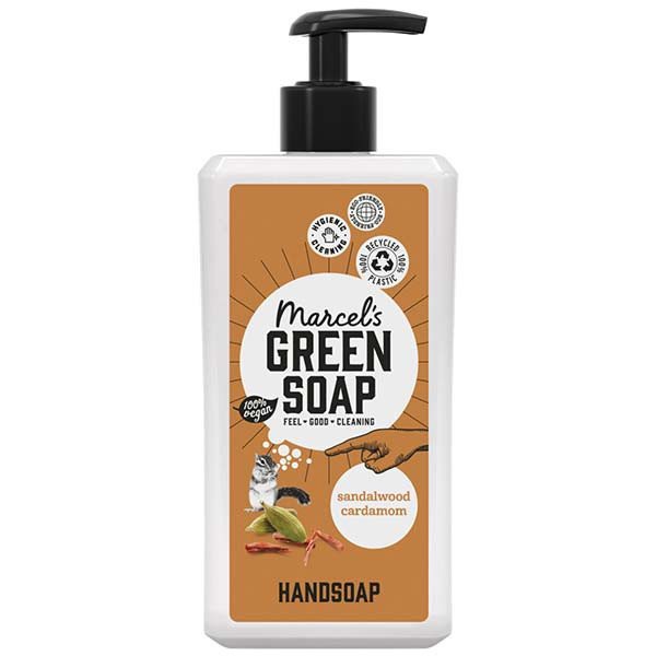 Marcel's Green Soap handzeep Sandelhout en Kardemom (500 ml)  SMA00031 - 1