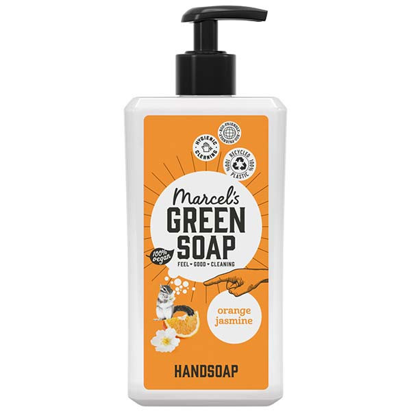 Marcel's Green Soap handzeep Sinaasappel en Jasmijn (500 ml)  SMA00033 - 1