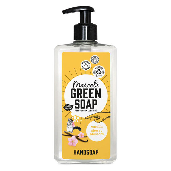 Marcel's Green Soap handzeep Vanille en Kersenbloesem (500 ml)  SMA00283 - 1