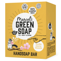 Marcel's Green Soap handzeep bar Vanille en Kersenbloesem (90 gram)  SMA00287