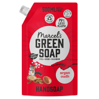 Marcel's Green Soap handzeep navulling Argan en Oudh (500 ml)  SMA00044