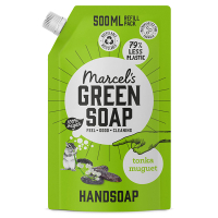 Marcel's Green Soap handzeep navulling Tonka en Muguet (500 ml)
