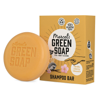 Marcel's Green Soap shampoo bar Vanille en Kersenbloesem (90 gram)  SMA00069