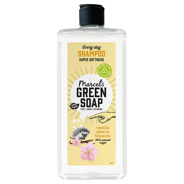 Marcel's Green Soap shampoo vanille en kersenbloesem (300 ml)  SMA00289 - 1